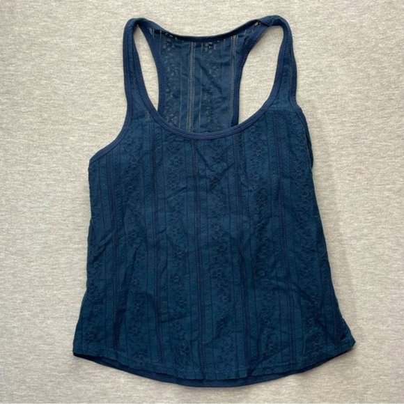 Hollister Blue Racer Back Tank Top - Picture 1 of 6